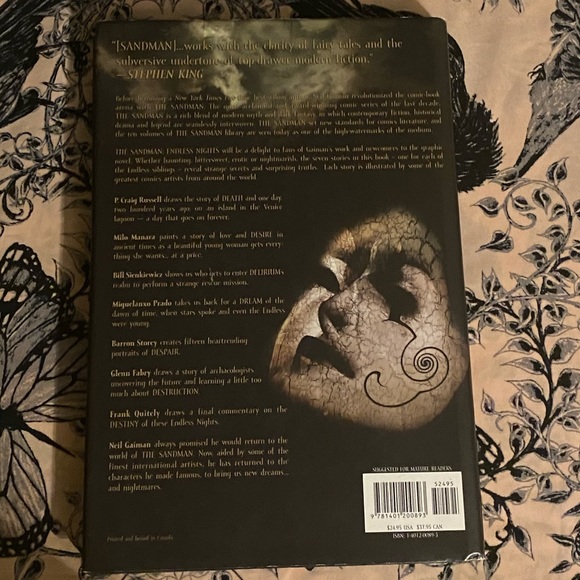 Sandman; Endless Nights by Neil Gaiman - Picture 6 of 9
